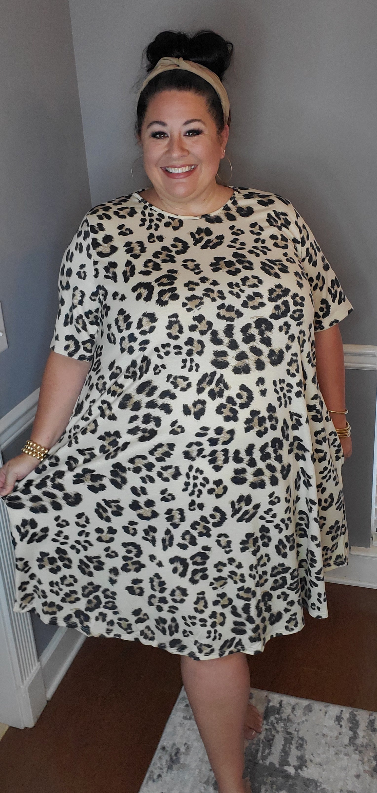 THE CATHERINE LEOPARD PRINT DRESS