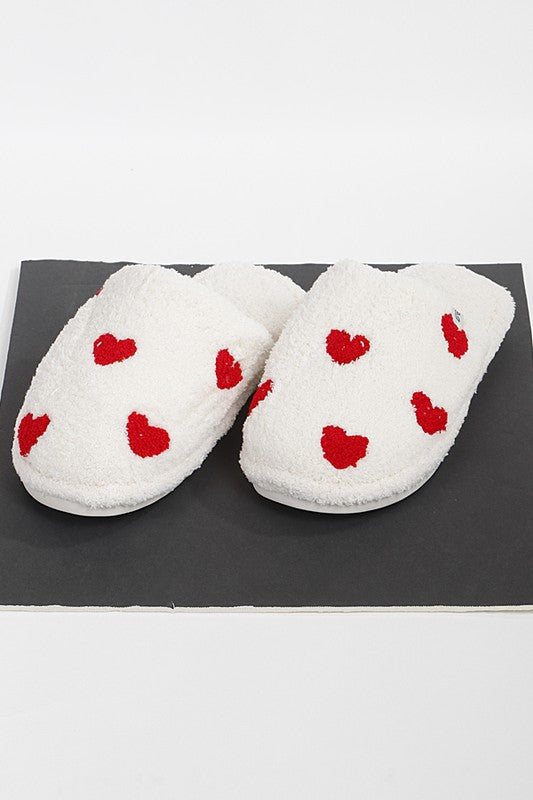 HEART SLIPPERS